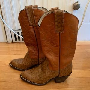 Frye leather cowboy boots